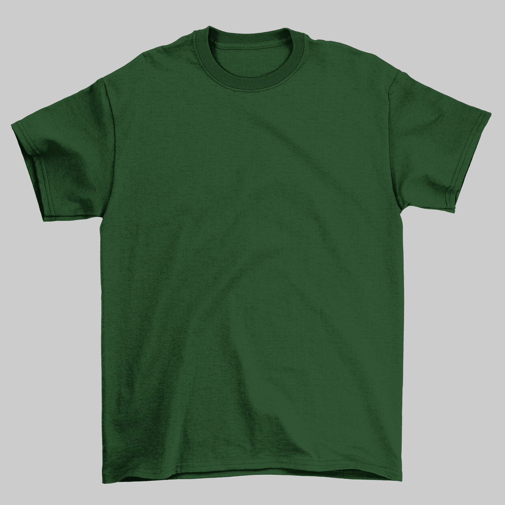 camiseta básica verde militar