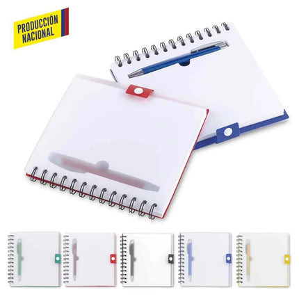 LIBRETA CON BOLIGRAFO KADENS - PRODUCCION NACIONAL