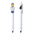 Doctor clip blanco azul