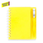 LIBRETA CON BOLIGRAFO HARD TOP 100 HOJAS - PRODUCCION NACIONAL