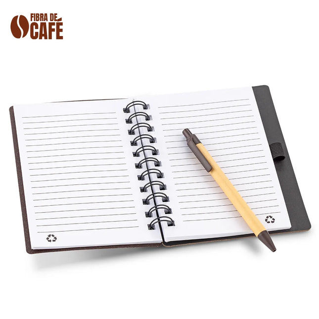LIBRETA CON BOLIGRAFO COFFEE