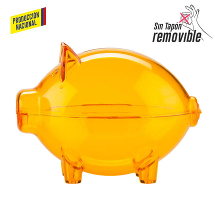 ALCANCIA MINI CERDITO CRISTAL - PRODUCCION NACIONAL
