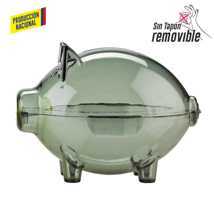 ALCANCIA MINI CERDITO CRISTAL - PRODUCCION NACIONAL