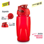 Vaso Rojo para tapa import