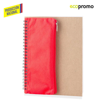 LIBRETA CON PORTALAPICES - PRODUCCION NACIONAL