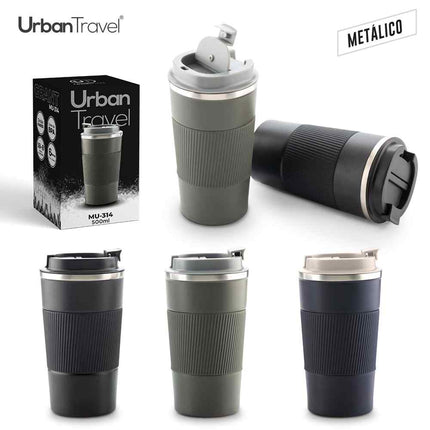 MUG METALICO GRANT URBAN TRAVEL 500ML