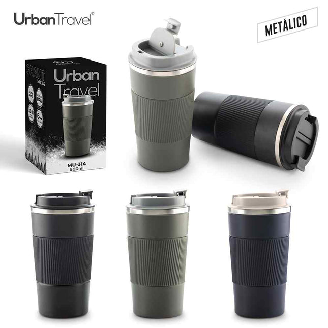 MUG METALICO GRANT URBAN TRAVEL 500ML