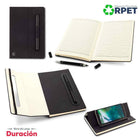 SET DE LIBRETA Y BOLIGRAFO 2-1 RPET
