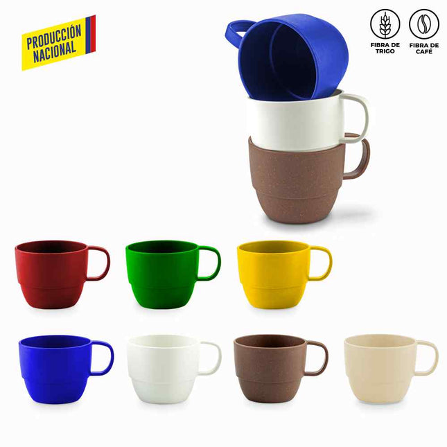 MUG PLASTICO MORNING 320ML PRODUCCION NACIONAL