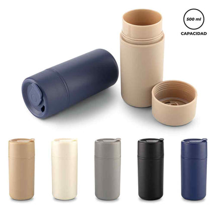 MUG PLASTICO QUOVO 500ML