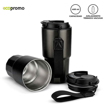 MUG METALICO DEWAR 400 ML NUEVO