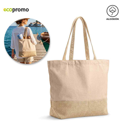 BOLSA EN ALGODONY YUTE ECOTOTE NUEVO