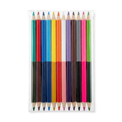 SET DE 12 COLORES DOBLE PUNTA EN BOLSA NUEVO