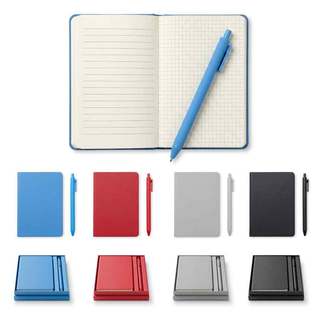 SET DE LIBRETA Y BOLIGRAFO COLORFUL