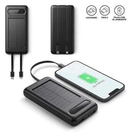 PILA RECARGABLE SOLAR TERRA 10000MAH