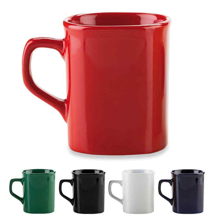 MUG CERAMICA CUADRADO 10 OZ
