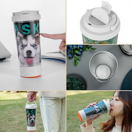 Vaso Viajero Etiqueta Antiderrame