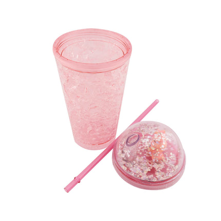 Vaso Gliter Crackelado