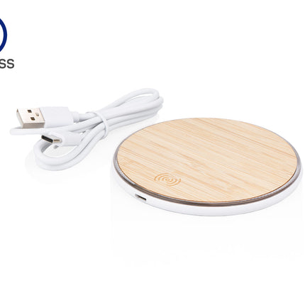Cargador Wireless Bambú