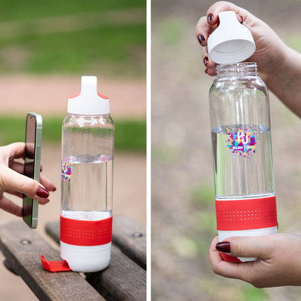 Botella Deportiva+Toalla Ice 500 ml / 17 Oz