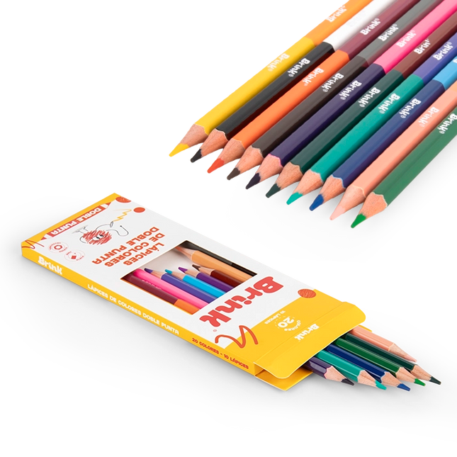 Lápices de Colores doble punta Gemelinos 