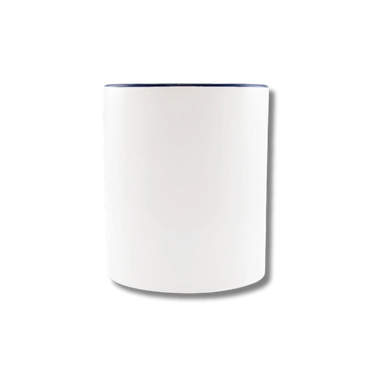 Mugs de Cerámica con Interior de Colores | Azul, Rojo, Verde y Negro
