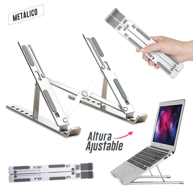 SOPORTE METALICO PARA PORTATIL ALUMINIUM II