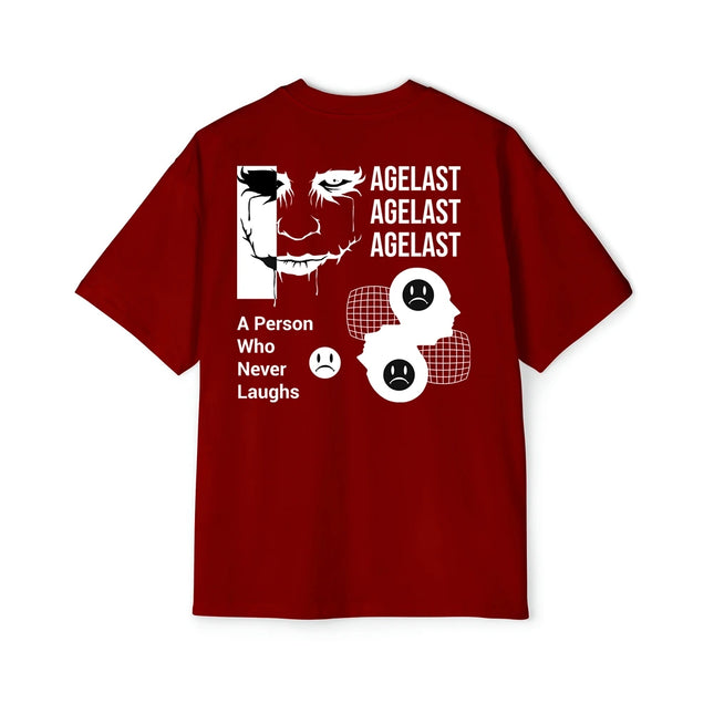 Camiseta Oversize Roja AGELAST