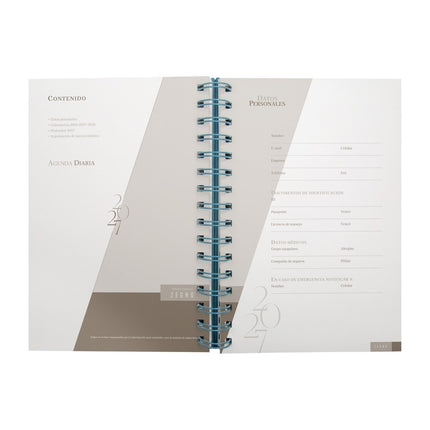 AGENDA DIARIA LETTE 2027
