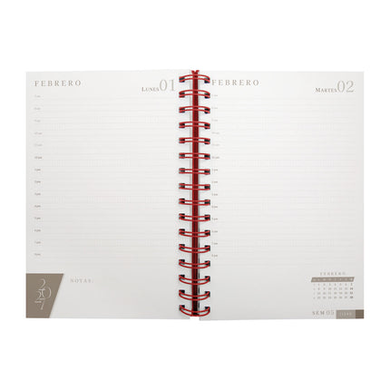 AGENDA DIARIA LETTE 2027