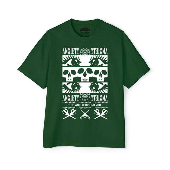 Camiseta Oversize Verde Anxiety