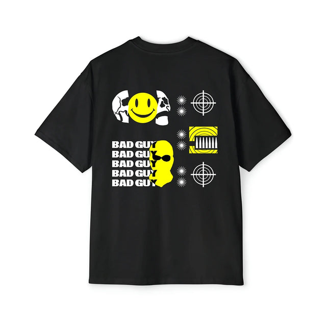 Camiseta Oversize Negra Bad Guy