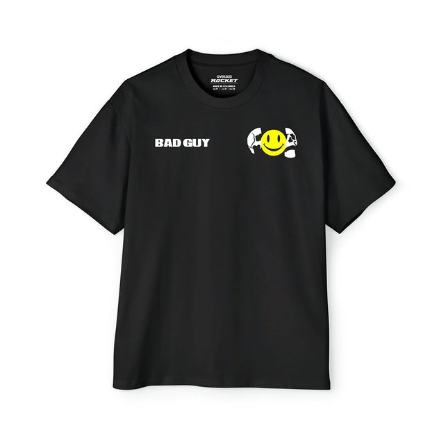 Camiseta Oversize Negra Bad Guy
