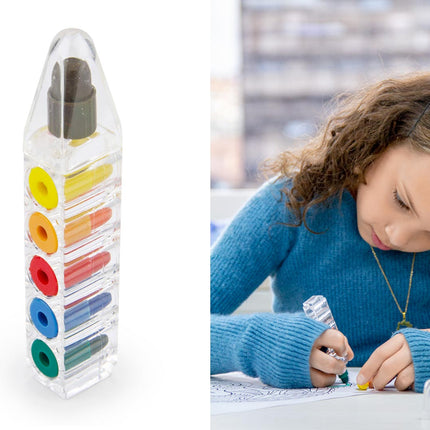 Porta Crayones 6 Puntas