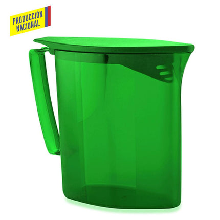 JARRA PLASTICA OVALADA 1000ML - PRODUCCION NACIONAL