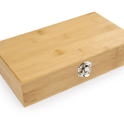Caja de Bambú 4 Accesorios