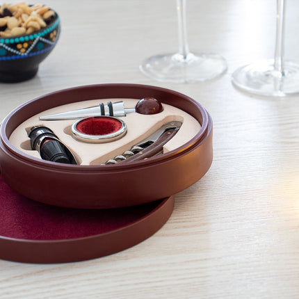 Caja Circular de Madera