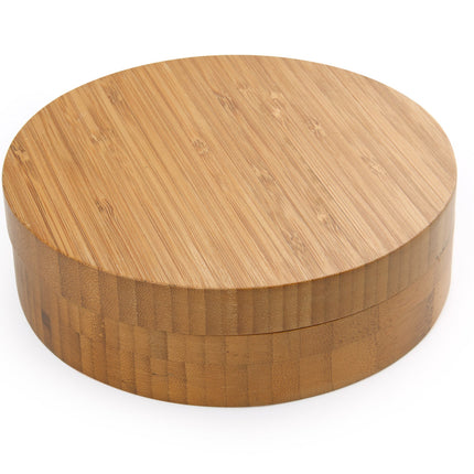 Caja Circular en Bambú