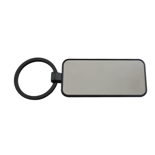 Llavero Cromo Rectangular Black