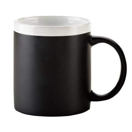 MUG CERAMICA TABLERO 11OZ CON TIZA