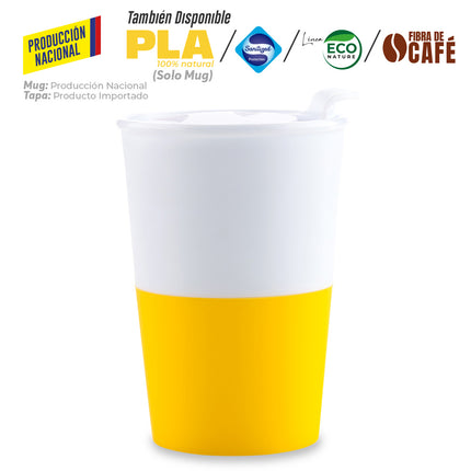 MUG PLASTICO OSIRIS 360ML - PRODUCCION NACIONAL