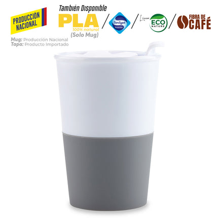 MUG PLASTICO OSIRIS 360ML - PRODUCCION NACIONAL