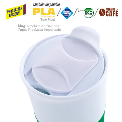 MUG PLASTICO OSIRIS 360ML - PRODUCCION NACIONAL