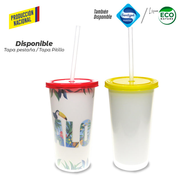 VASO DOBLE PARED DE SEGURIDAD 450ML -PROD NACIONAL