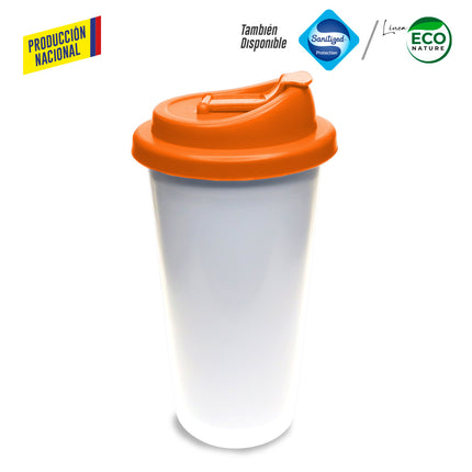 VASO DOBLE PARED DE SEGURIDAD 450ML -PROD NACIONAL