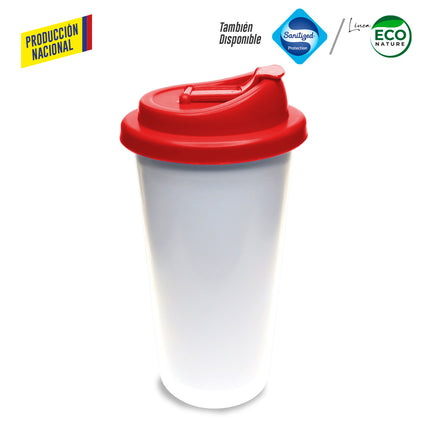VASO DOBLE PARED DE SEGURIDAD 450ML -PROD NACIONAL