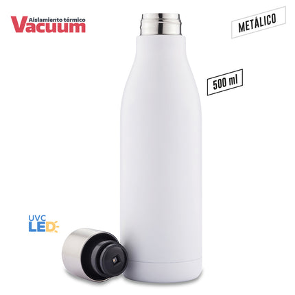 BOTILITO METALICO UV-C CLEAN 500ML
