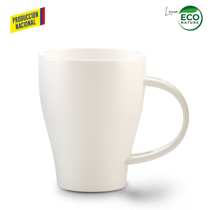 MUG PLASTICO CON CUCHARA TIFFANY 350ML - PRODUCCION NACIONAL