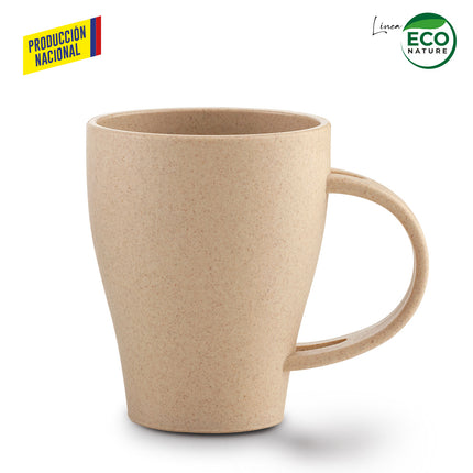 MUG PLASTICO CON CUCHARA TIFFANY 350ML - PRODUCCION NACIONAL