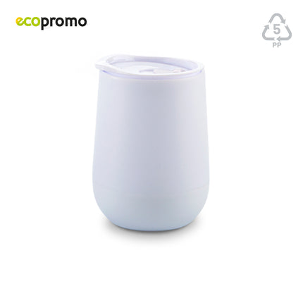 MUG PLASTICO DOBLE PARED ECO 350ML